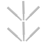 PACKOVE 6 Pcs Soft Close Door Dampers Hydraulic Buffer for Cabinet Doors and Trash Cans Quiet Closing Mechanism Stainless Steel and Plastic Construction for Kitchen and Bathroom Use