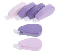PACKOVE 6 Pieces Correction Tapes Purple Portable Correction Rolls for Students Classroom Stationery Office Supplies Daily Use