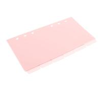PACKOVE 6 Sheets A6 Light Purple Pp Binder Index Dividers with 6 Holes, Tabbed Separator Pages for Planner Notebook Inserts, Office Filing Supplies for Organizing Notepad and Project Books
