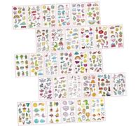 PACKOVE 60 Sheets Lovely Body Sticker Temporary Tattoos Decals for Boys and Girls DIY Decorative Tattoos Stickers Removable