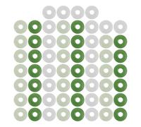 PACKOVE 60pcs 10mm Jade-Inspired Agate Beads Set for Bracelet Making DIY Jewelry Accessories with Green, White, and Blue Decorative Spacer Beads for Necklace and Earring Crafts