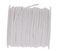 PACKOVE 61m Braided Cotton Candle Wick Spool Roll for Candle Making DIY 24-strand Smokeless Cotton String Wick and Lamp Use