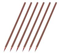 PACKOVE 6pcs Beginner Calligraphy Brush Set Small Red Hair Traditional Chinese Painting Drawing Brush Pens for Calligraphy Art and Watercolor Painting Supplies