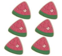 PACKOVE 6pcs Creative Watermelon Enamel Pins Set - Cute Fruit Lapel Brooches for Jackets and Backpacks - Colorful Cartoon Watermelon Badge and School Use
