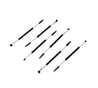 PACKOVE 6pcs Eyebrow Lash Double Ended Brow Makeup Tools Thin Spoolie Brush for Brow Shaping and Lash Styling