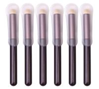 PACKOVE 6pcs Foundation Applicator Dual Using Sponge 4.87x0.43x0.43in Supple Texture Will Not Hurt Eye Or Skin Makeup Sponges for Concealer Beauty Tools for Everyday Use