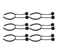 PACKOVE 6pcs Hair Ball Headbands for Women and Girls, Soft Non-woven Fabric with Iron Frame, Unique Cosplay Prop and Party Headwear for Halloween, Christmas, and Birthday Celebrations