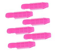 PACKOVE 6Pcs Hair Rollers Lightweight Hair Shaping Clips for Women Durable Material Curler Accessories for Home and Travel Use for Creating Temporary Hairstyles