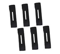 PACKOVE 6pcs Iron Wire Hair Bun Maker Hair Styling Tool with Butterfly Bow Design Black Suitable for Daily and Party Use