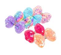 PACKOVE 6pcs Little Girl Hair Accessories Sequin Bow Hair Clips Glitter Clips for Girls