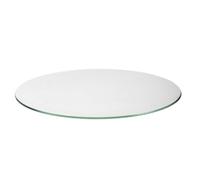PACKOVE 8 Inch Mantel Clock Glass Front Cover Dome round Convex Glass Panel for Wall Clock Easy to Clean Reducing Glare and Home Decor