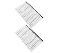 PACKOVE 8 Sheets Temporary Eyebrow Stickers for Women Water Transfer Self-adhesive Fake Brows with Natural Hair-like Texture Peel Off Grooming and Shaping