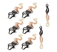 PACKOVE 8pcs European and American Wigs Synthetic Dreadlock Extensions Crochet Goddess Locs for Women Boho Crochet Braids Curly Braiding Hair Extensions for Women African Bread Wigs Boho d