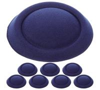 PACKOVE 8pcs Fascinator Base Hat Pillbox Hats for Women Navy Small Shape Eva Cloth DIY Pet Hair Decoration Prom Headdress Craft Supplies