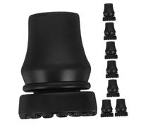 PACKOVE 8pcs Non-Slip Walking Cane Tips Diameter Lightweight Crutch Replacement Pads Enhanced Grip Foot Covers for Hiking Trekking Pole Climbing Travel