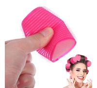 PACKOVE 8pcs Self Adhesive Sponge Hair Curlers for Women Lightweight Soft Hair Rollers for Sleep-in Styling and Creating Natural Waves
