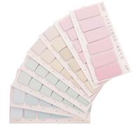 PACKOVE 960pcs Colored Sticky Notepads Multipurpose Index Tabs Book Labels Self-Adhesive Page Markers for File Classification Office School Supplies Random Style