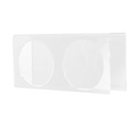 PACKOVE Acrylic Beverage Stand with 2-slots Flexible Design and Easy to Store Drink Bottle Display Holder for Homes and Hotels