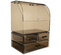 PACKOVE Acrylic Cosmetic Storage Box with Lid Transparent Lipstick Organizer for Desktop Stylish Makeup Storage to Keep Your Vanity Tidy
