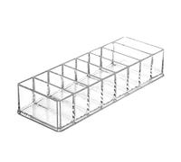 PACKOVE Acrylic Multifunctional Makeup Storage Box with Multi-grid Design for Organizing Cosmetics, Stylish and Not Easy to Break, for Dressing Table Or Shopping Mall Use