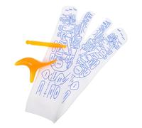 PACKOVE Acupressure Reflexology Massage Socks for Men with Trigger Point Tools Set, Stretchable Polyester Fabric, Accurate Reflex Zone Mapping, for Spa Relaxation and Travel Foot Care