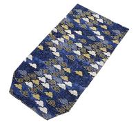 PACKOVE Adjustable A5 Book Sleeve Textbook Cover Blue Fabric Book Protector Wear-Resistant Cloth Cover for School and Bible