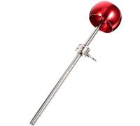 PACKOVE Adjustable Alloy Drum Pedal Hammer Head in Red Fast Response and Classic Design, Sturdy Aluminium Alloy Drum Pedal Part for Percussion Instrument Accessories and Musician Equipment