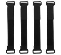 PACKOVE Adjustable Nylon Dash Cam Mounting Straps Suitable for Vehicle Dash Cam Installation 4pcs High Strength and Compact Camera Holder Straps for Car Rearview Mirror