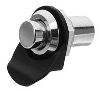 PACKOVE Alloy Push to Close Latch with Retractable Impact Push Button Mechanism for Industrial Electrical Cabinets and Rv Tool Box Door Lock Catch Efficient Security for Perpendicular