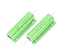 PACKOVE Aluminum Alloy Housed Wirewound Resistors with Multiple Connection Modes 4 Ohm 100w 2 Pcs and High Insulating Capacity for Elevator and Power Supply Applications