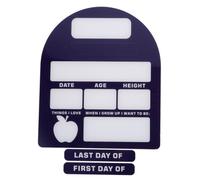 PACKOVE Back to School Decor Dry Erase First Day of Kindergarten Sign with Interchangeable Writable Acrylic Board, Easy to Write and Clean Reusable School Sign for Preschool and Classroom