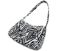 PACKOVE Bag Canvas Retro Niche Design Korean Version Versatile Armpit Bag Nylon Shoulder Bag (striped) Shoulder Bag Women Womens Crossbody Purse Shoulder Bags Vintage Miss Handbag