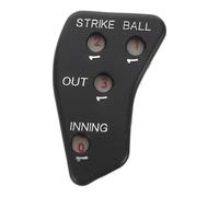 PACKOVE Baseball Clicker Umpire Score Counter Handheld Pitch Indicator for Outdoor Youth League Softball Games
