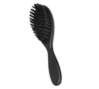 PACKOVE Beard Straightener Brush Beard Grooming Brush Black Abs Bristle Material Gentle on Hair Removing Loose Hair Strands for Men Suitable for Daily Use On-the-go Grooming