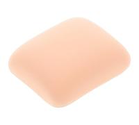 PACKOVE Beige Sponge Powder Puff for Makeup Foundation and Loose Powder with Cushion Shape, Gentle the Skin, Multifunctional Use for Applying Blush and Contouring, Includes Box