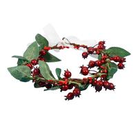 PACKOVE Berry Pull Polyester Design Open Not That with Material Will Christmas Garland and Wreath Headpiece for, Elegant Simple Holiday Accessory Hair Women Beach