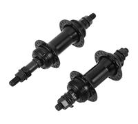 PACKOVE Bicycle Hub Set Wheel Hub Replacement Metal Black Precision Braking for Bicycle Wheel and Mountain Bike Repair