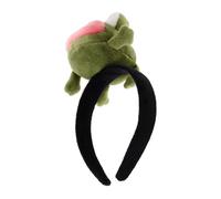 PACKOVE Big Mouth Frog Headband Novelty Padded Hairband Cute Frog Headwear for Party Dress up Cosplay for Festival Makeup Face-washing Fun