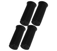 PACKOVE Bike Handlebar Grips 2 Pairs Rubber Ergonomic | Textured Antislip Surface, Lightweight Comfort, Reduces Fatigue, Fits Scooter Handlebars and Cruiser Bikes