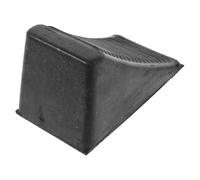 PACKOVE Black Rubber Motorcycle Trailer Wheel Chock with Easy-to-use Design Prevents Sliding for Vehicles and Rvs, Sturdy Wheel Chocks for Secure Parking and Trailer Accessories