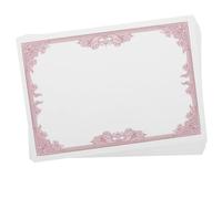PACKOVE Blank Certificate Paper Printable and Smooth Writing Experience 30pcs A4 Size Green Paper Simple Yet Elegant Design and Fine Workmanship for Graduation and Attendance