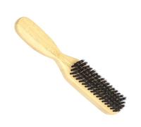 PACKOVE Boar Bristle Beard Brush for Men Wood Handle Beard Shaping Tool Vegan Conditioning Brush Mustache Cleaning