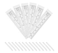 PACKOVE Body Measuring Tape Paper 100Pcs 1.5M Dual-Sided Disposable Rulers for Classroom and Wound Care Use Precision Measurement Tools