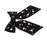 PACKOVE Bow Hair Clip: Rhinestones Bowknot Hairpin Headwear Women Sparkly Bows Hair Accessories Baseball Party Headwear For Teens Baby Girls Black