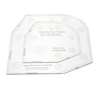 PACKOVE Bowl Mat Template Acrylic Ruler for Quilters Sewing Pattern Tool Suitable for Creative Bowl Cozy and Basket Templates