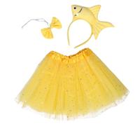 PACKOVE Boy Girl's under The Sea Fish Headband Skirt Set Plush for Boys and Girls Hair Band Carnival Favor Sea Creatures Toys