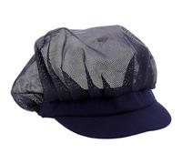 PACKOVE Breathable Flat Chef Hat Unisex Cooking Cap for Kitchen Bakers Waitstaff Oil Resistant Workwear 8.3 X 7.5 X 7.5 Inches Navy