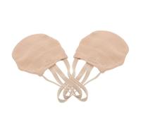 PACKOVE Breathable Half Soles Dance Shoes for Women Comfortable Forefoot Protectors with Wrap-Around Design Stable Fit Pressure-reducing Sole Covers for Ballet and Gymnastics Beige