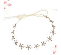 PACKOVE Bridal Rhinestone Headband Sea Star Jewelry Decor Headpiece for Wedding Lady Headband