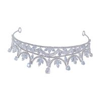 PACKOVE Bridal Zircon Crown for Women Elegant Decorative Headband for Weddings Parties Festivals Durable Hair Accessories to Highlight Your Look and Capture